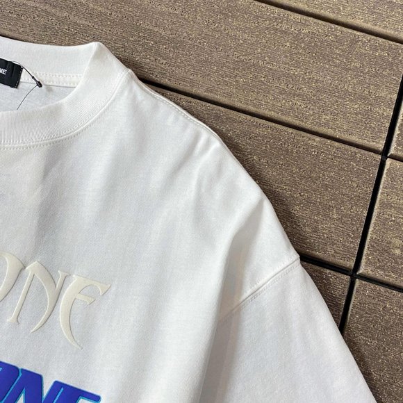 We11 Done Colorful Large Letter Logo Print T Shirt in White - Picture 8 of 11